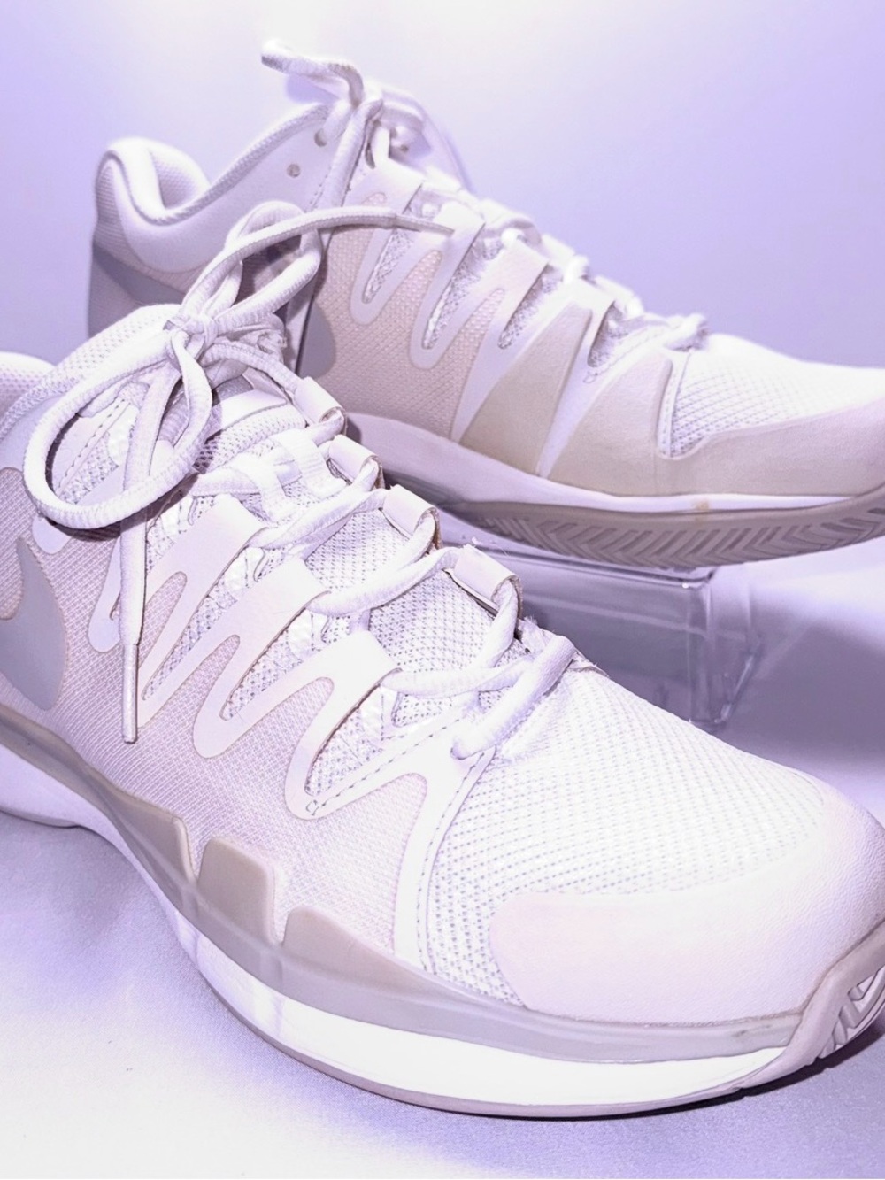 Nike Air Zoom Vapor X Tennis Shoes White Women’s Size 9.5 Athletic Sneakers